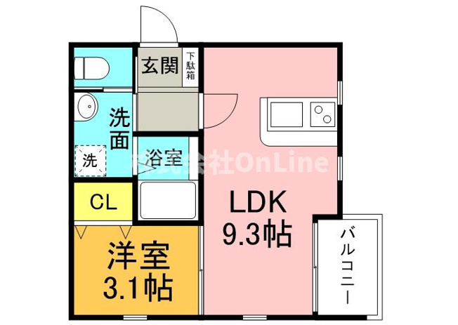 【間取り】 | Grace下六万寺町
