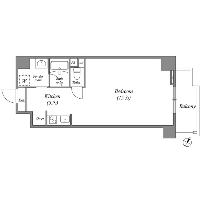 T’s Residence Nagoyaの間取り
