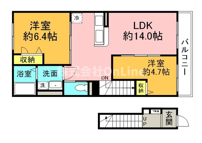 【間取り】 | アルファB棟