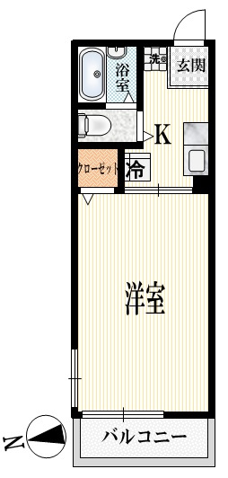 シティハイム　欅の間取り|★人気のバストイレ別♪★