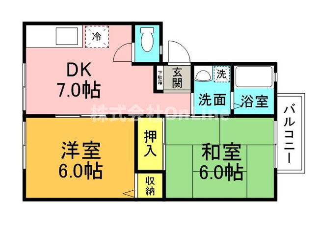 【間取り】 | サンビレッジ・ラポール　C棟