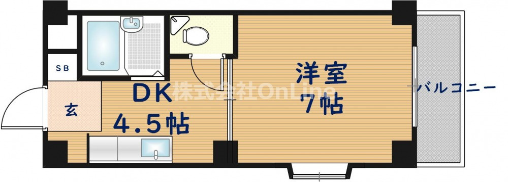 北島ハイツの間取り