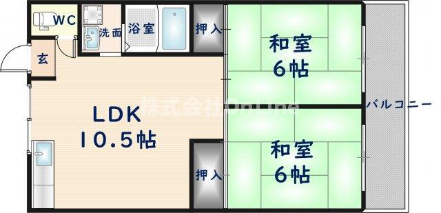 マンション吾光の間取り