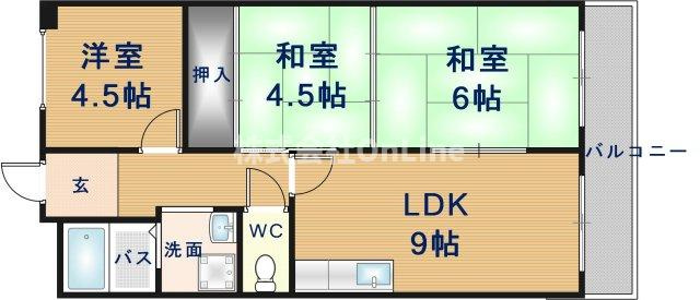 【間取り】 | メゾンドール水野