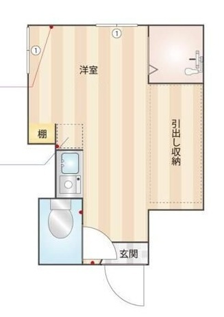 アーバンプレイス荻窪Ⅲ　Ａ棟の間取り|間取りです。