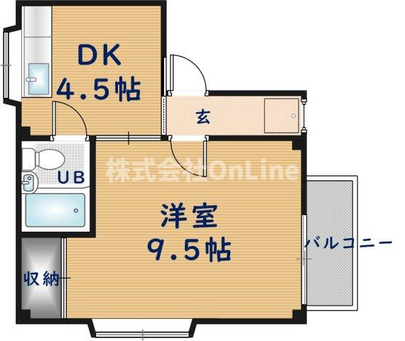 ハイツ松風の間取り