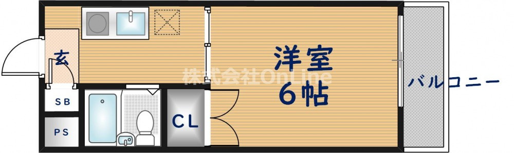 プレアール小阪Ⅱの間取り