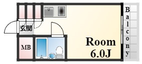 キューブ芦屋の間取り