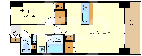 ATKレジデンスなにわ橋 西天満小学校の間取り|ATKレジデンスなにわ橋　間取り