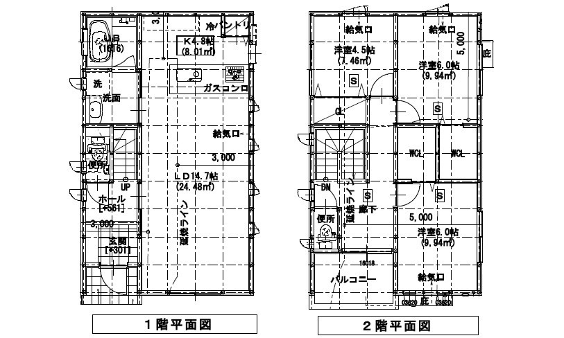 柳ケ丘の間取り|JR向洋駅徒歩17分の平地です