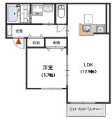 ラシーネ大今里の間取り