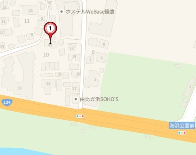 Ｗｅｌａ　由比ガ浜の地図