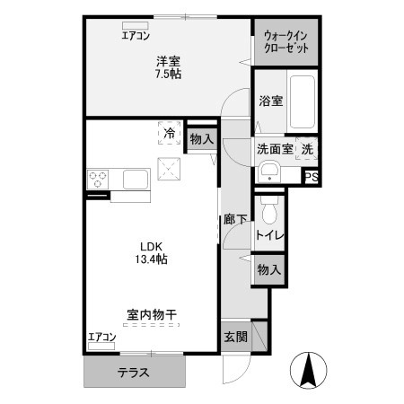 【間取り】 | スクエア　Ａ
