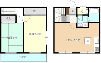 【間取り】 | ファミーユ彩霞
