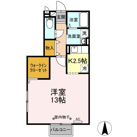 Lumiele Ⅲ（ルミエール３）の間取り