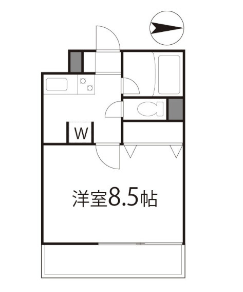 ファインクレスト笹塚の間取り