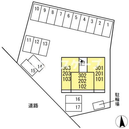 ノアエストの区画図|高崎、前橋、伊勢崎エリアのお部屋探しはエンドスケープまで！お客様の理想お聞かせ下さい♪