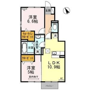 ウィット竜泉寺　B棟の間取り