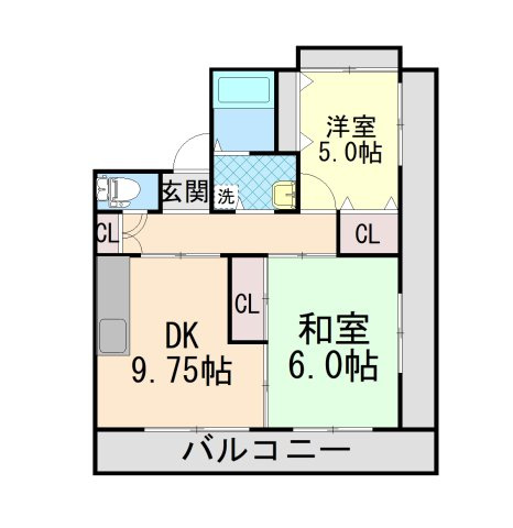 エクセルシア楠丘の間取り