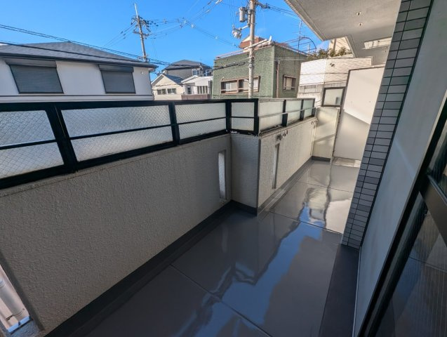 グランドハイツ豊中のバルコニー