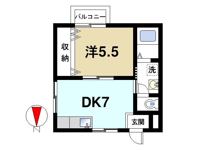 北斗星７の間取り|間取りです