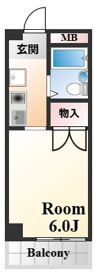 アバントコート春日野道の間取り