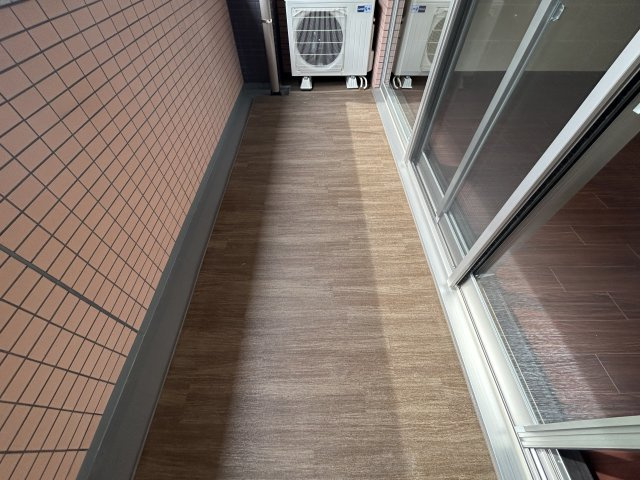 西宮市今津水波町の賃貸マンションのバルコニー
