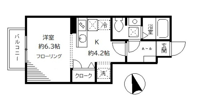【間取り】 | ボヌール旗の台