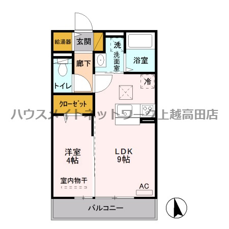 グランディール石橋の間取り|間取図