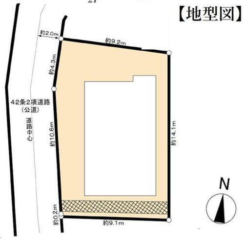 【横浜市中区滝之上127全2棟新築戸建て】★仲介手数料無料★（立野小学校・仲尾台中学校）の区画図
