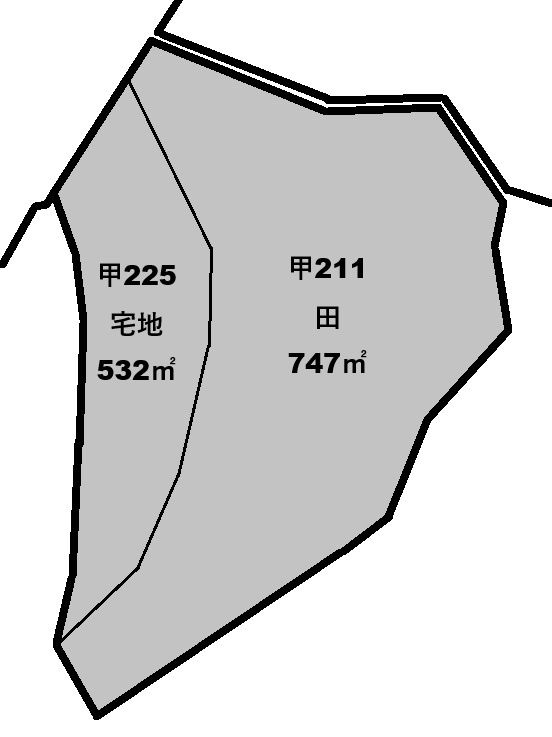 溝辺町土地の土地図