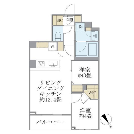 【間取り】 | Ｌａ　Ｐｅｒｌａ　Ｍｅｇｕｒｏ－ＨｉｇａｓｈｉｙａｍａＩＩ