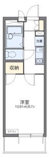 【間取り】 | レオパレスエスポワール新宿町 | 代表的な間取のため実際の間取とは異なる場合があります