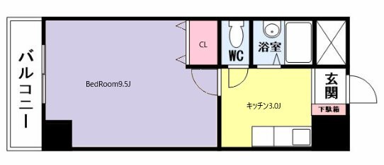 ギャラン南小倉の間取り|※現況優先