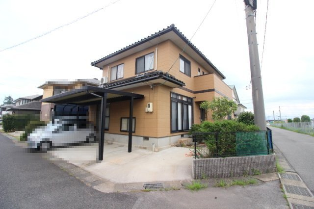 夜見町古家付土地の外観|敷地面積約62.04坪の整形地になります。