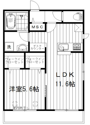 中野坂上レジデンスの間取り