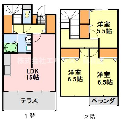 【間取り】 | グレイスタウン蘇我A