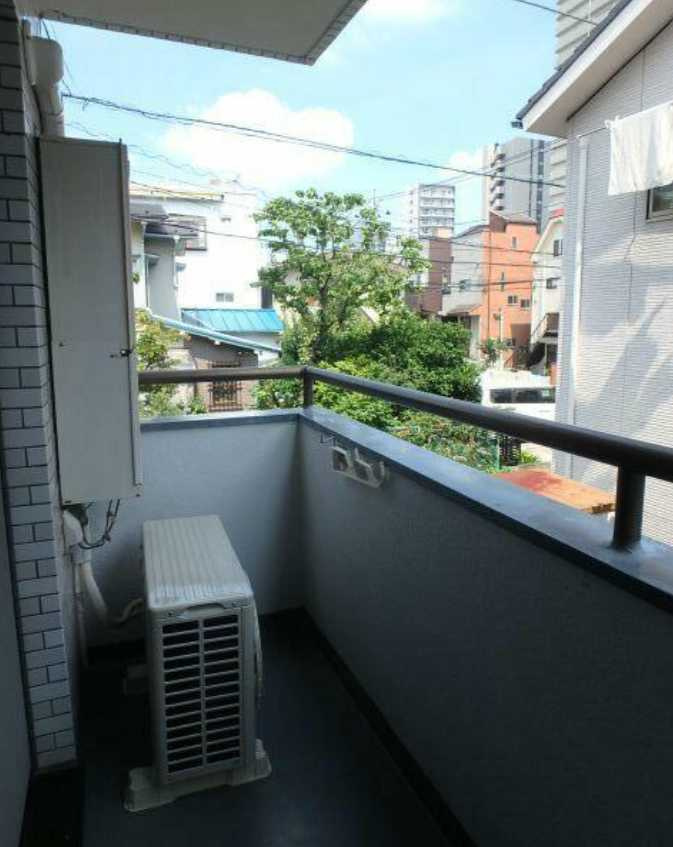 メイプルコート駒沢　駅近　駒沢公園至近　分譲賃貸のバルコニー