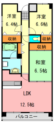 【間取り】 | シャトーイノハナ
