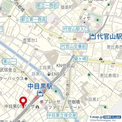 【地図】 | ヴィンテージ中目黒