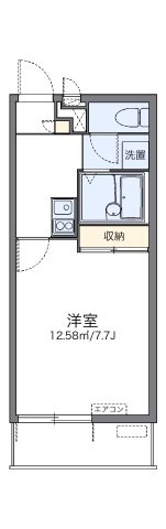 レオパレスグランディ朝日の間取り