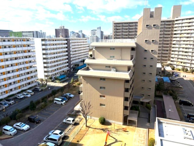 鴫野コーポ四号棟の展望