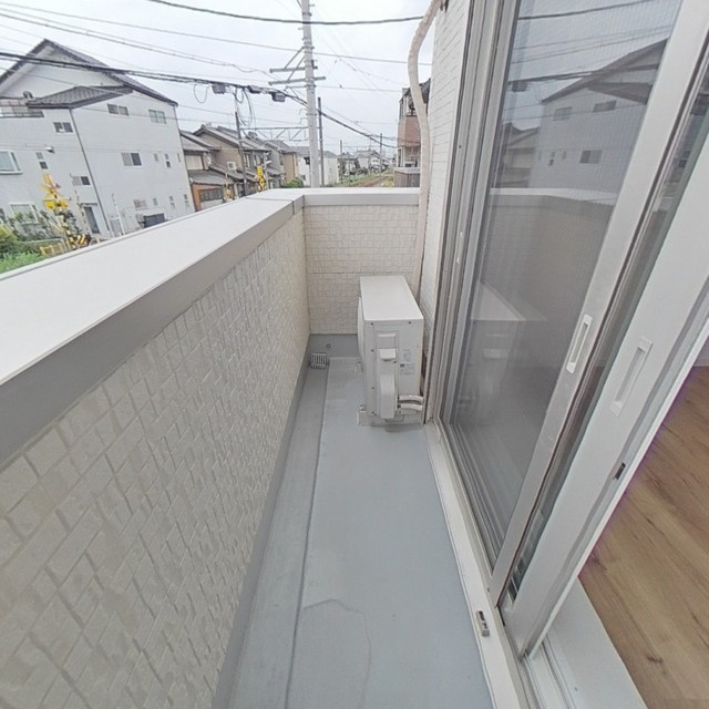 岐阜市切通２丁目の一戸建てのバルコニー
