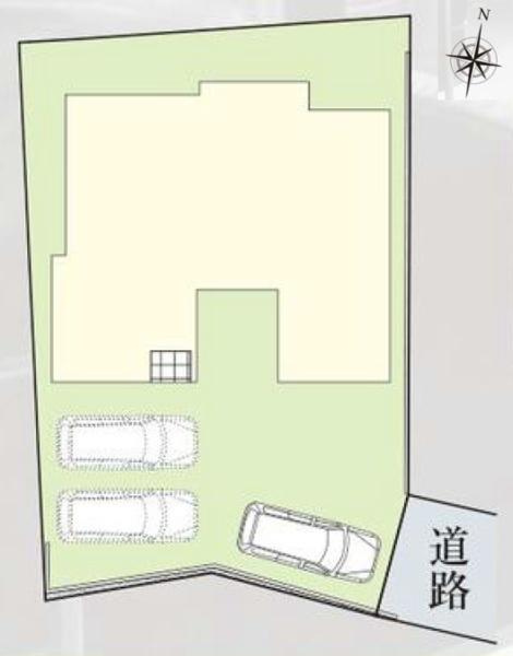 横浜市保土ケ谷区上菅田町の新築一戸建の区画図|限定1棟の販売です！
お気軽にお問合せ下さい！
