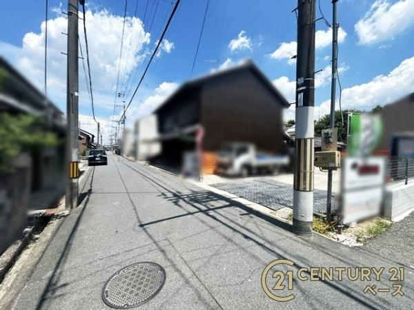 天理市丹波市町 ／新築一戸建の前面道路含む現地写真|■現地撮影写真■ 前面道路は４ｍ以上！