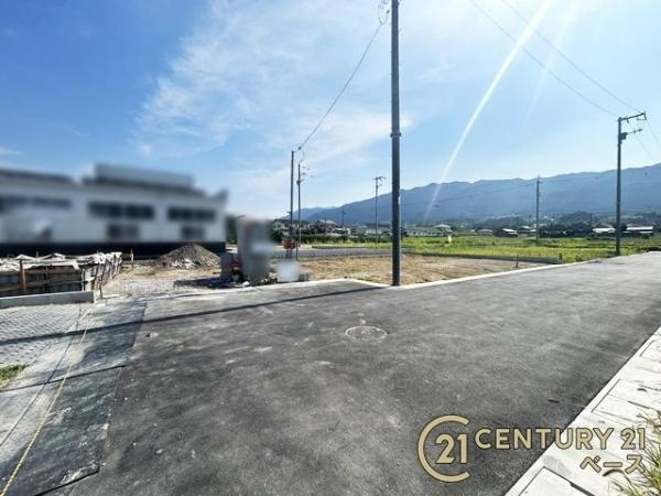 クレイドルガーデン林堂 １号棟 ／新築一戸建の前面道路含む現地写真|■現地撮影写真■ 前面道路は６ｍ以上と広くゆったりしています！