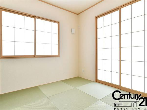 クレイドルガーデン林堂 １号棟 ／新築一戸建の内観：施工例|■ほっこり落ち着ける和室！客間としてもご利用いただけます！■