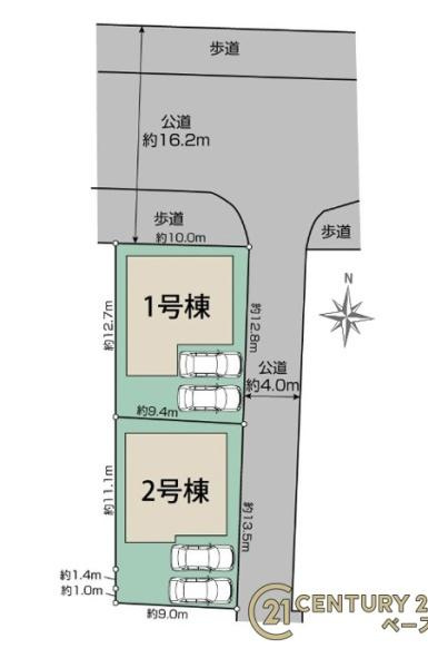 天理市前栽町 １号棟 ／新築一戸建の区画図|■こちらの物件は１号棟です！■