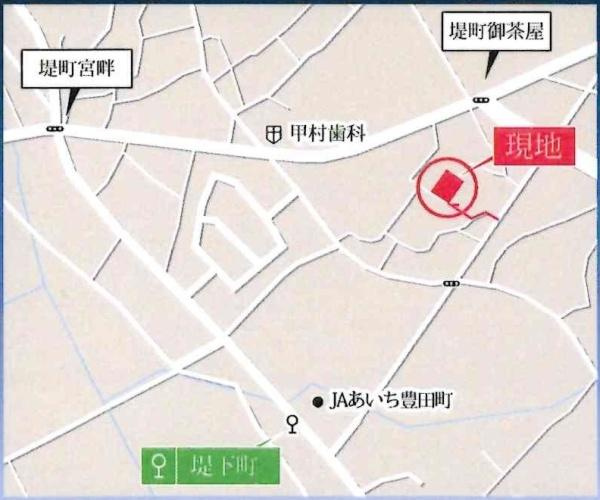 豊田市堤町　全3棟・1号棟のその他|交通アクセス図です。