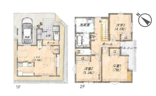 大和市草柳１丁目の新築一戸建